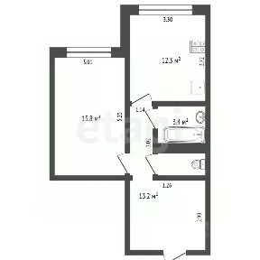 Продается 1-комн. квартира, 46,5 м²