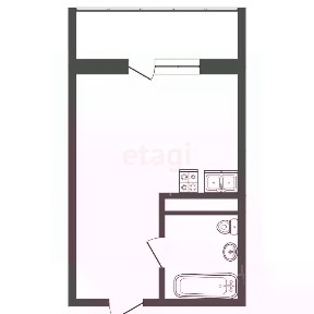 Продается студия, 23,4 м²