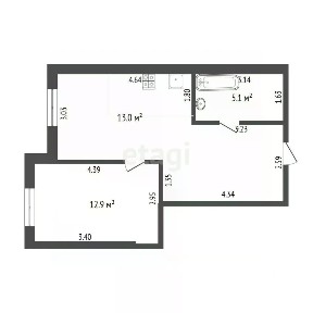 Продается 1-комн. квартира, 41,8 м²