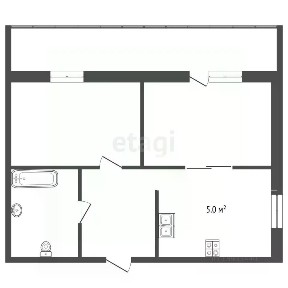 Продается 2-комн. квартира, 43,9 м²