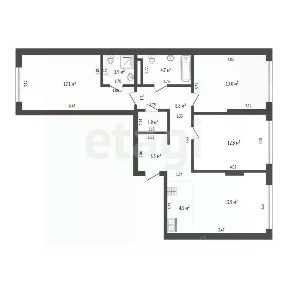 Продается 3-комн. квартира, 83,1 м²