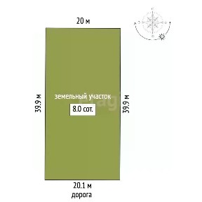 Продается 1-этажный дом, 85 м²