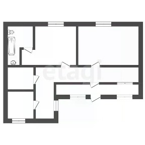 Продается 1-этажный дом, 50 м²