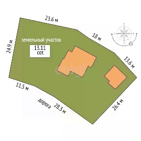 Продается 2-этажный дом, 191,4 м²
