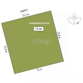 Продается участок, 10 сот.