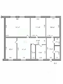 Продается 1-этажный дом, 80 м²