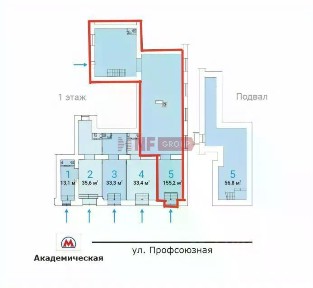 Москва, ЮЗАО, р-н Академический, Профсоюзная ул., 5/9