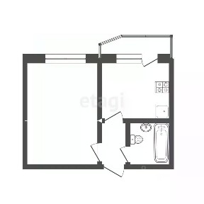 Продается 1-комн. квартира, 47,6 м²