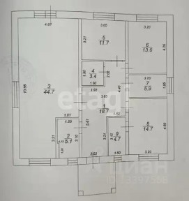 Продается 1-этажный дом, 130 м²