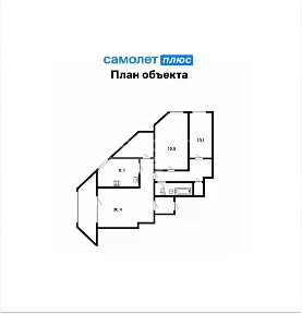 Продается 3-комн. квартира, 82,9 м²