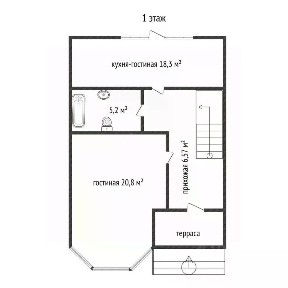 Продается 2-этажный таунхаус, 125,1 м²