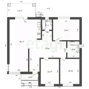 Продается 1-этажный дом, 130 м²