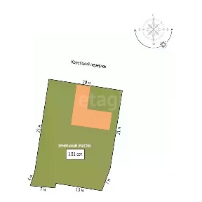 Продается 1-этажный дом, 63,8 м²