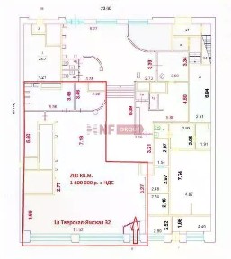 Сдается торговая площадь, 185 м²