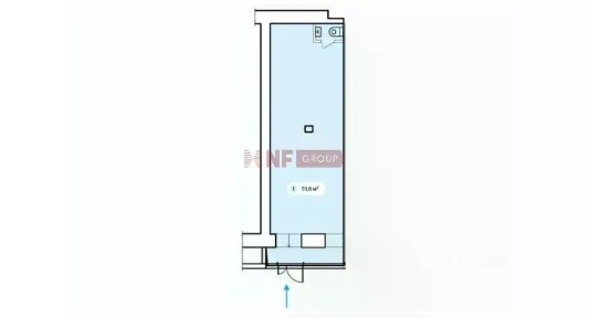 Сдается торговая площадь, 51,6 м²