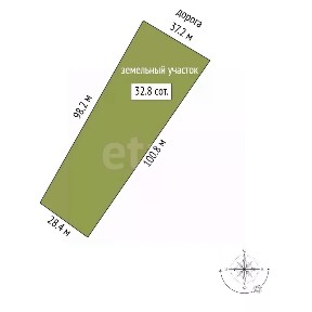 Продается 1-этажный дом, 30,2 м²