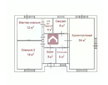 Продается 1-этажный дом, 99,4 м²