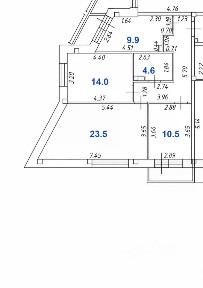 Продается 3-комн. квартира, 80 м²