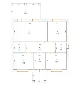 Продается 1-этажный дом, 110 м²