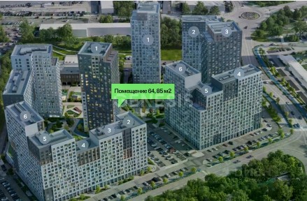 Сдается помещение свободного назначения, 64,85 м²