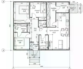 Продается 1-этажный дом, 125 м²