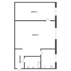 Сдается 2-комн. квартира, 45,9 м²