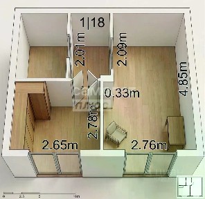 Продается 1-комн. квартира, 25,2 м²