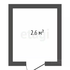 Продается торговая площадь, 2,6 м²