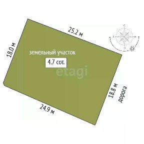 Продается участок, 4,67 сот.