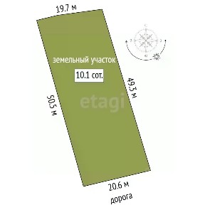 Продается участок, 10 сот.