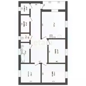 Продается 1-этажный дом, 100 м²