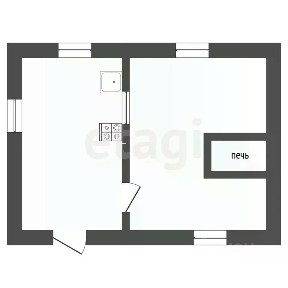 Продается 1-этажный дом, 30 м²