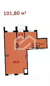 Продается помещение свободного назначения, 101,8 м²