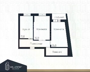 Продается 2-комн. квартира, 59,2 м²