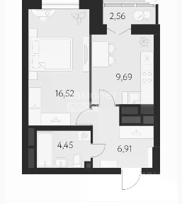 Продается 1-комн. квартира, 40,13 м²