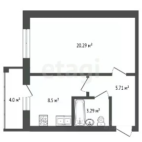 Продается 1-комн. квартира, 35 м²