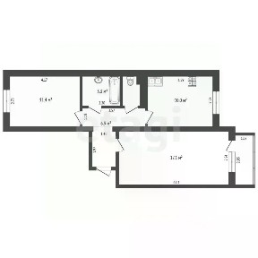 Продается 2-комн. квартира, 50 м²