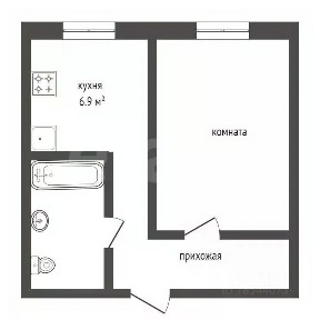 Продается 1-комн. квартира, 28,2 м²