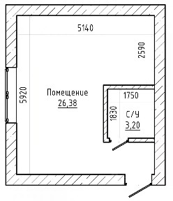Продается 1-комн. квартира, 31 м²