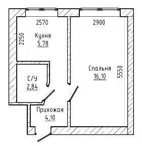 Продается 1-комн. квартира, 29 м²