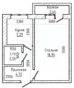 Продается 1-комн. квартира, 30 м²