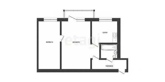 Продается 2-комн. квартира, 45,4 м²