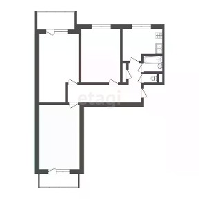 Продается 3-комн. квартира, 68,8 м²