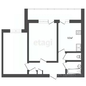 Продается 2-комн. квартира, 47 м²