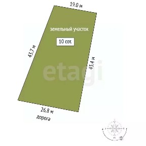 Продается участок, 10 сот.