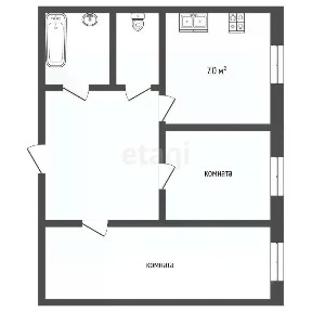 Продается 2-комн. квартира, 47,7 м²