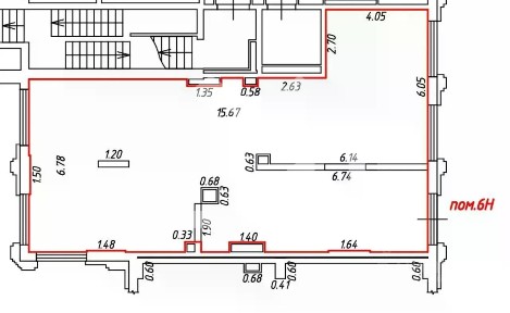 Сдается помещение свободного назначения, 112,6 м²