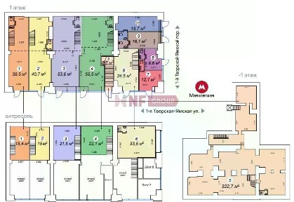 Сдается торговая площадь, 77,6 м²