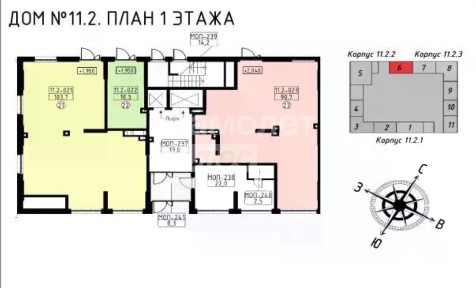 Сдается помещение свободного назначения, 103,7 м²