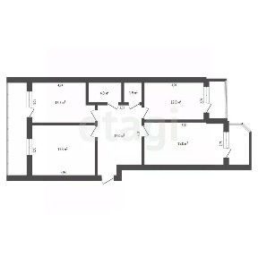 Продается 3-комн. квартира, 79,9 м²